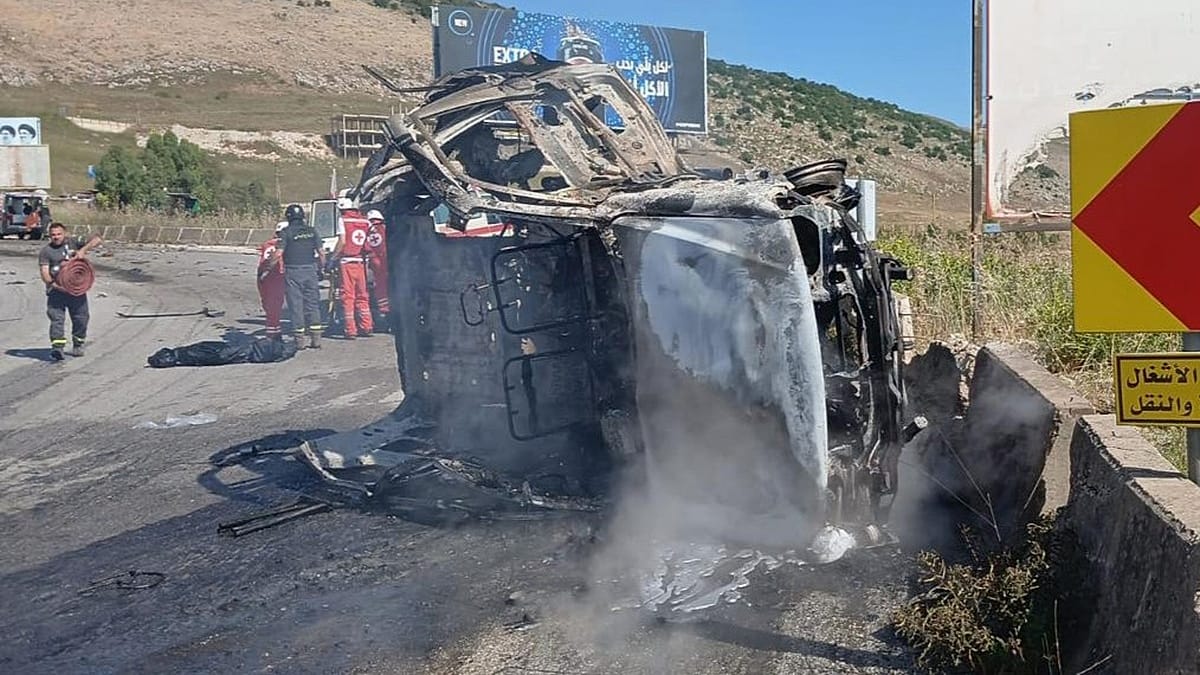Israeli strike kills nine including Lebanese soldiers as border truce under pressure