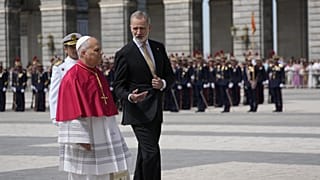 À Madrid, le pape Léon XIV salue la position de l'Espagne sur Gaza, l'Iran et l'Ukraine