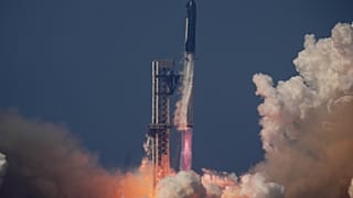 SpaceX-Rakete Starship startet Testflug von Starbase in Texas, 22. Mai 2026