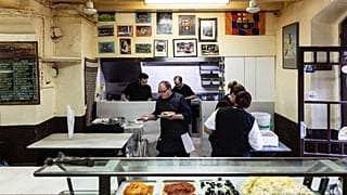 Barcelona was named among the top food cities in the world by Time Out (Pictured: La Cova Fumada)