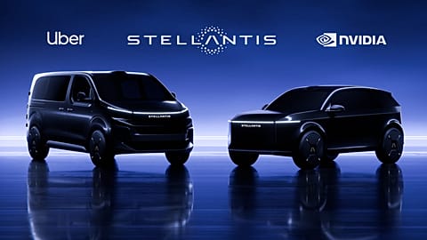 File - Stellantis will be among the first to supply at least 5,000 vehicles to Uber's robotaxi fleet. 28 Oct. 2025