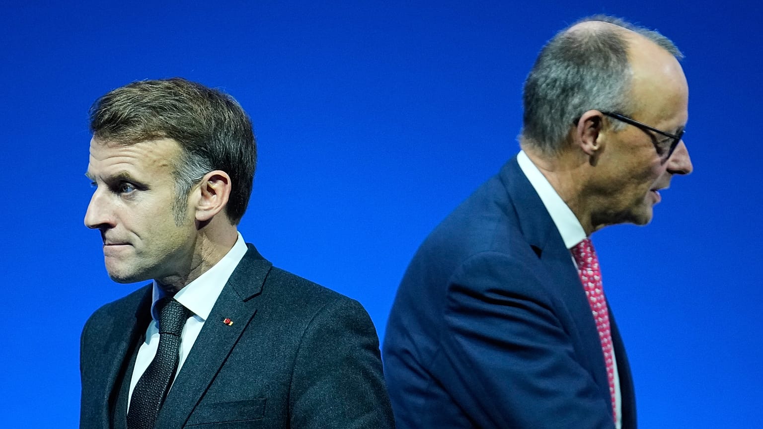 Macron und Merz November 2025 in Berlin.