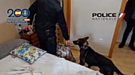 Agentes de la Policía acceden al domicilio del sospechoso.