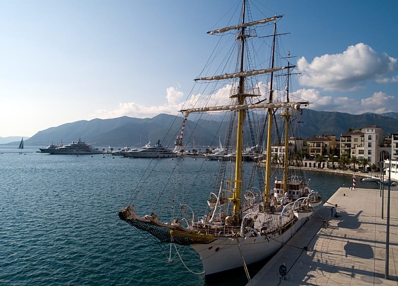 Im Hafen von Tivat in Montenegro (Archiv)