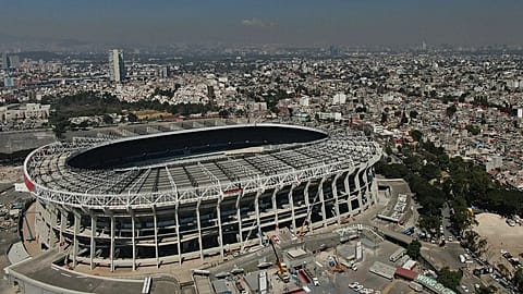 Φωτογραφία αρχείου - Το Στάδιο Αζτέκα στην Πόλη του Μεξικού, 100 ημέρες πριν από την τελετή έναρξης του Μουντιάλ 2026, Τρίτη 3 Μαρτίου 2026.