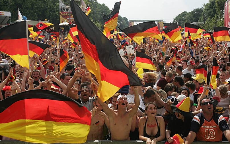 An der Fanmeile am Brandenburger Tor war die Fussball-Euphorie bei der WM 2006 groß.