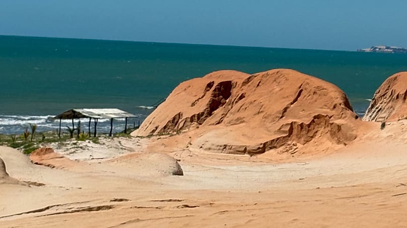 Typical beach in the falésias
