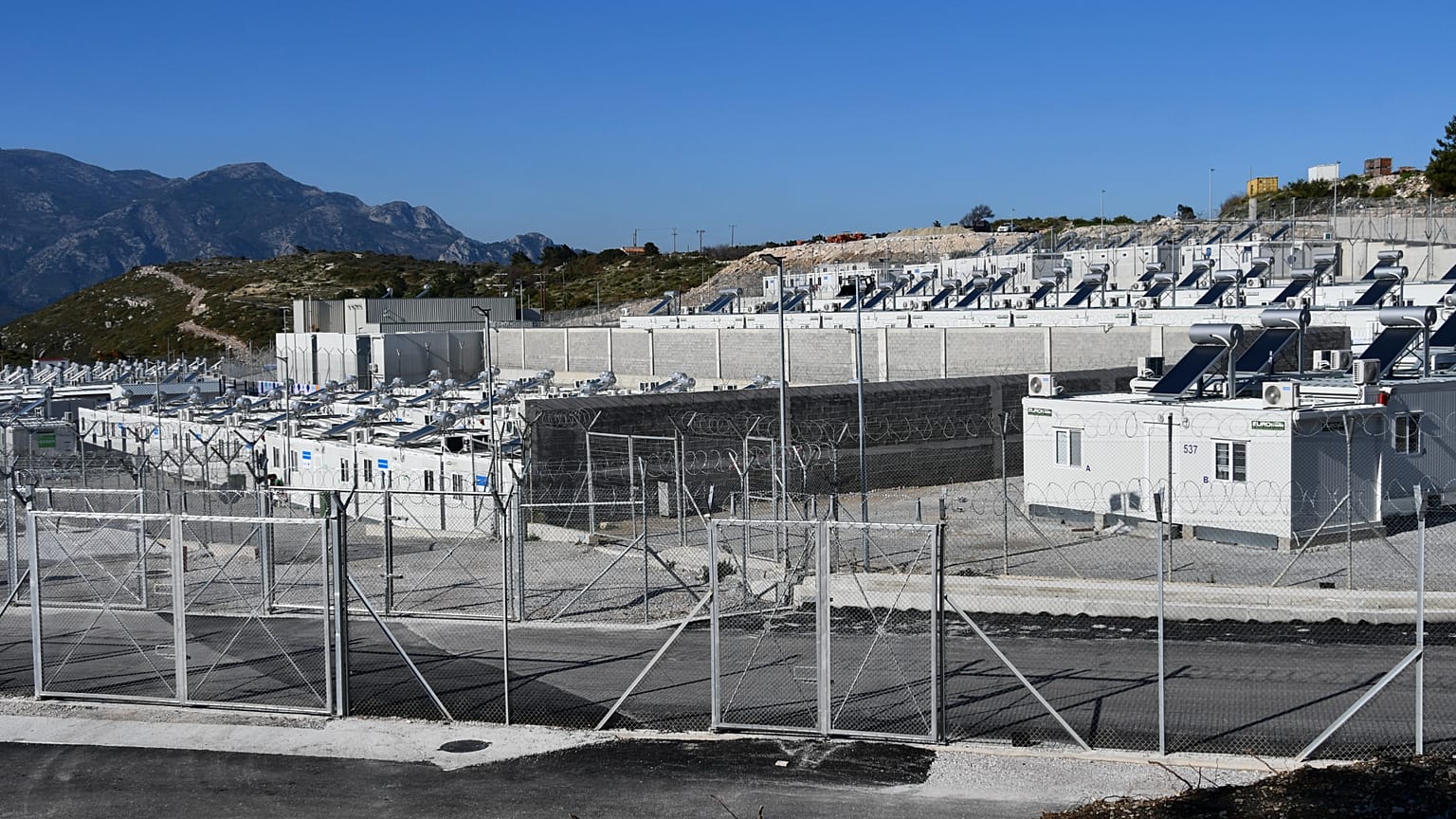 Κέντρο Υποδοχής Μεταναστών στην Σάμο - Φωτογραφία Αρχείου 