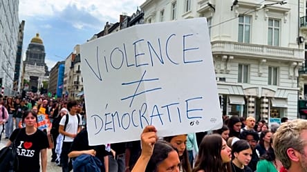 Belgium: Thousands protest alleged police violence in Brussels