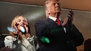 President Donald Trump attends an NBA Finals playoff basketball game between the New York Knicks and the San Antonio Spurs at Madison Square Garden in New York.