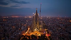 A view of the Basilica of the Sagrada Familia in Barcelona, Spain, Saturday, May 30, 2026, 