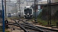 In this photo taken on Tuesday, Nov. 12. 2013 some of the modern trains from the Spanish producer Talgo are parked at a railway depot in Sarajevo.