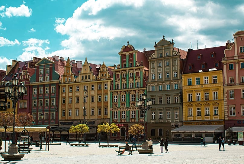 Wrocław is another great option, with premium stays averaging €140 per night