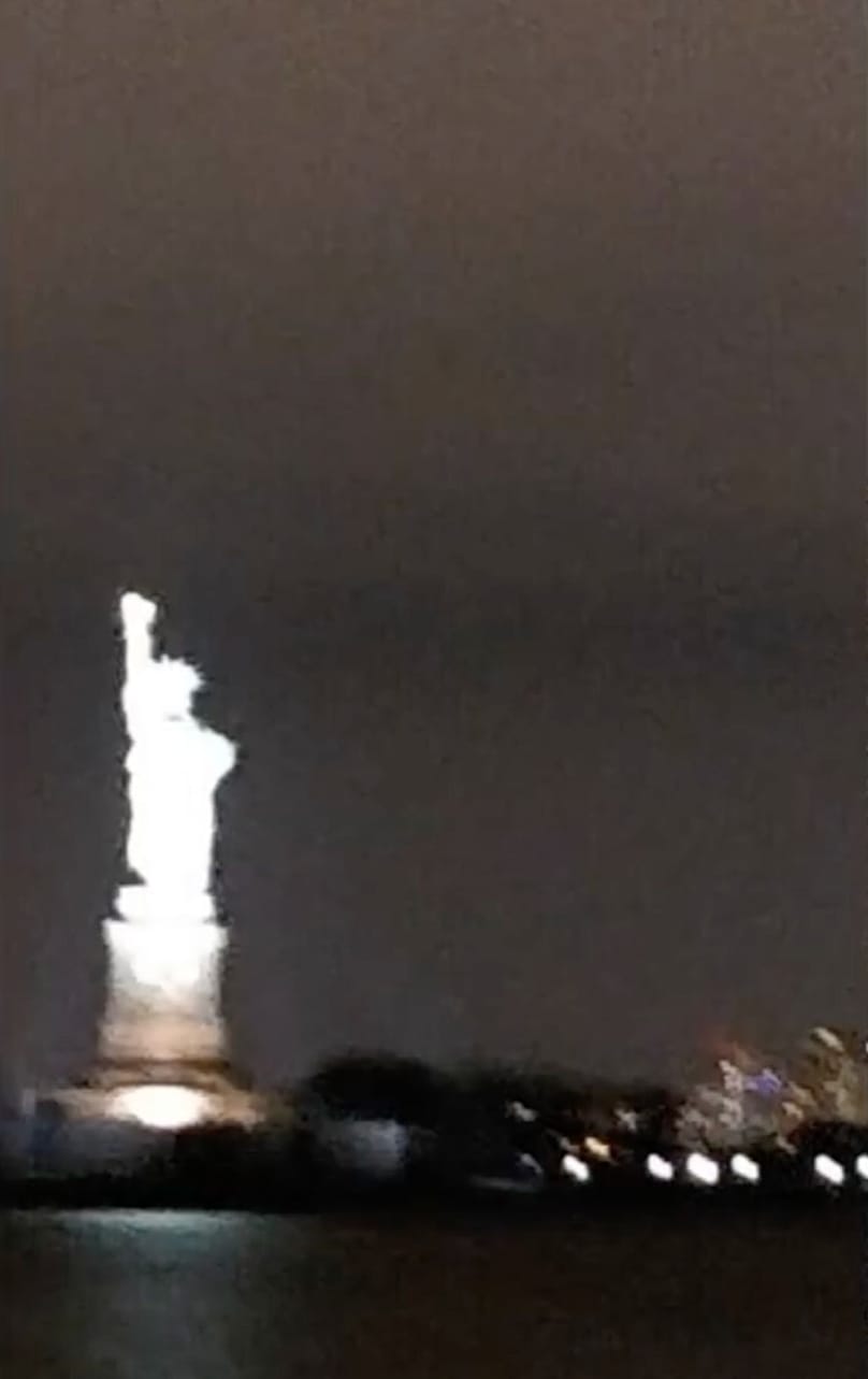 Die Freiheitsstatue, fotografiert von Blanche Mortemard
