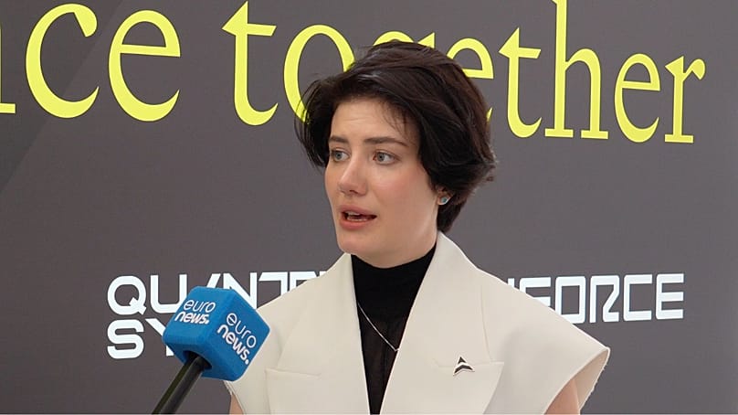 Kateryna Mykhalko beim New Age Defence Summit, 08.06.2026