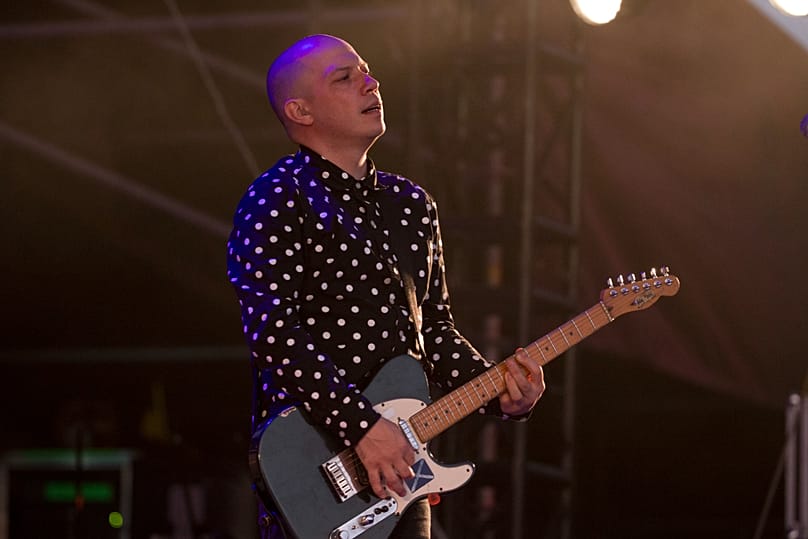 Stuart Braithwaite, guitariste du groupe écossais de post-rock Mogwai