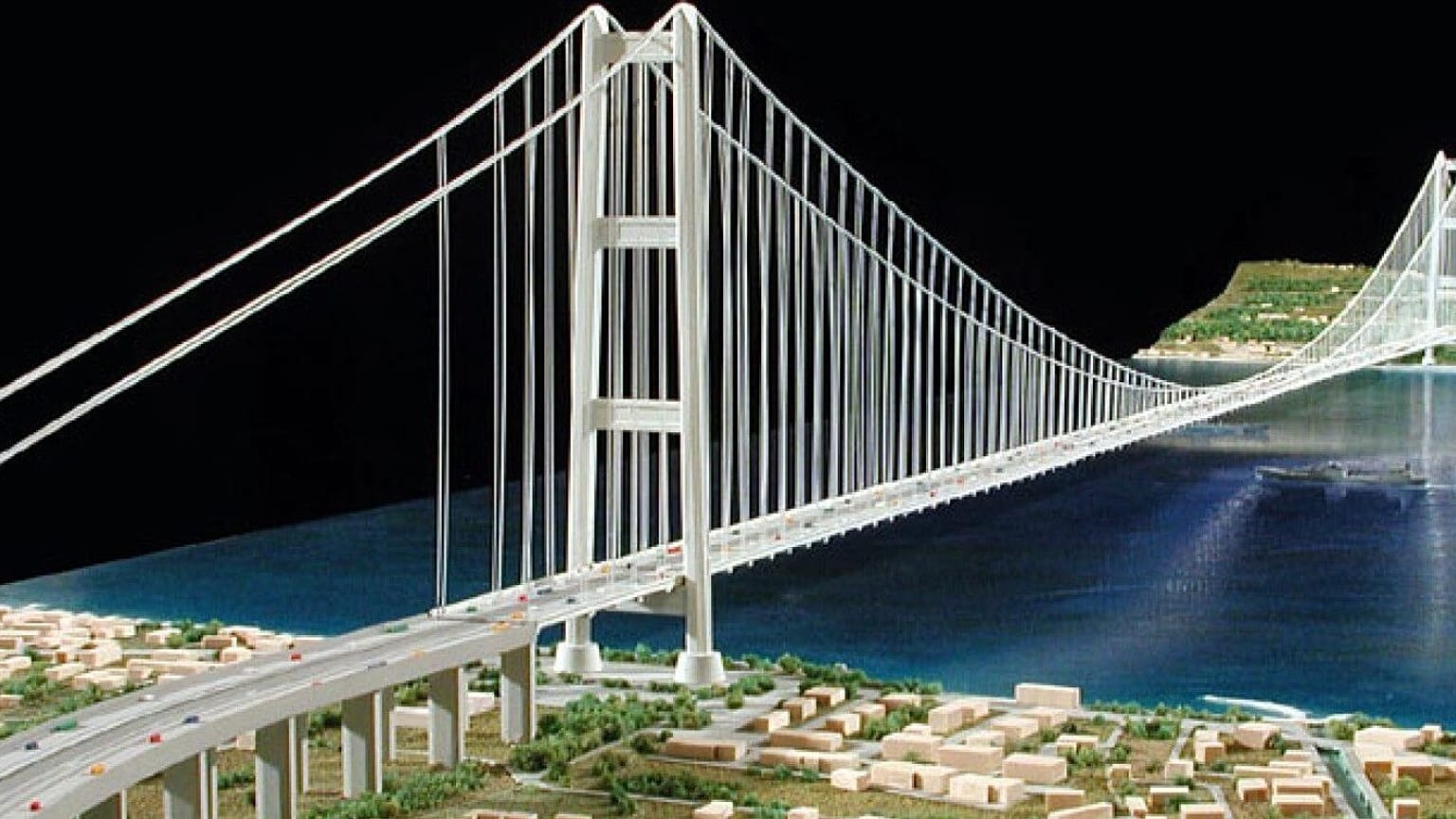Modello del ponte sullo Stretto di Messina, Ministero delle Infrastrutture e dei Trasporti