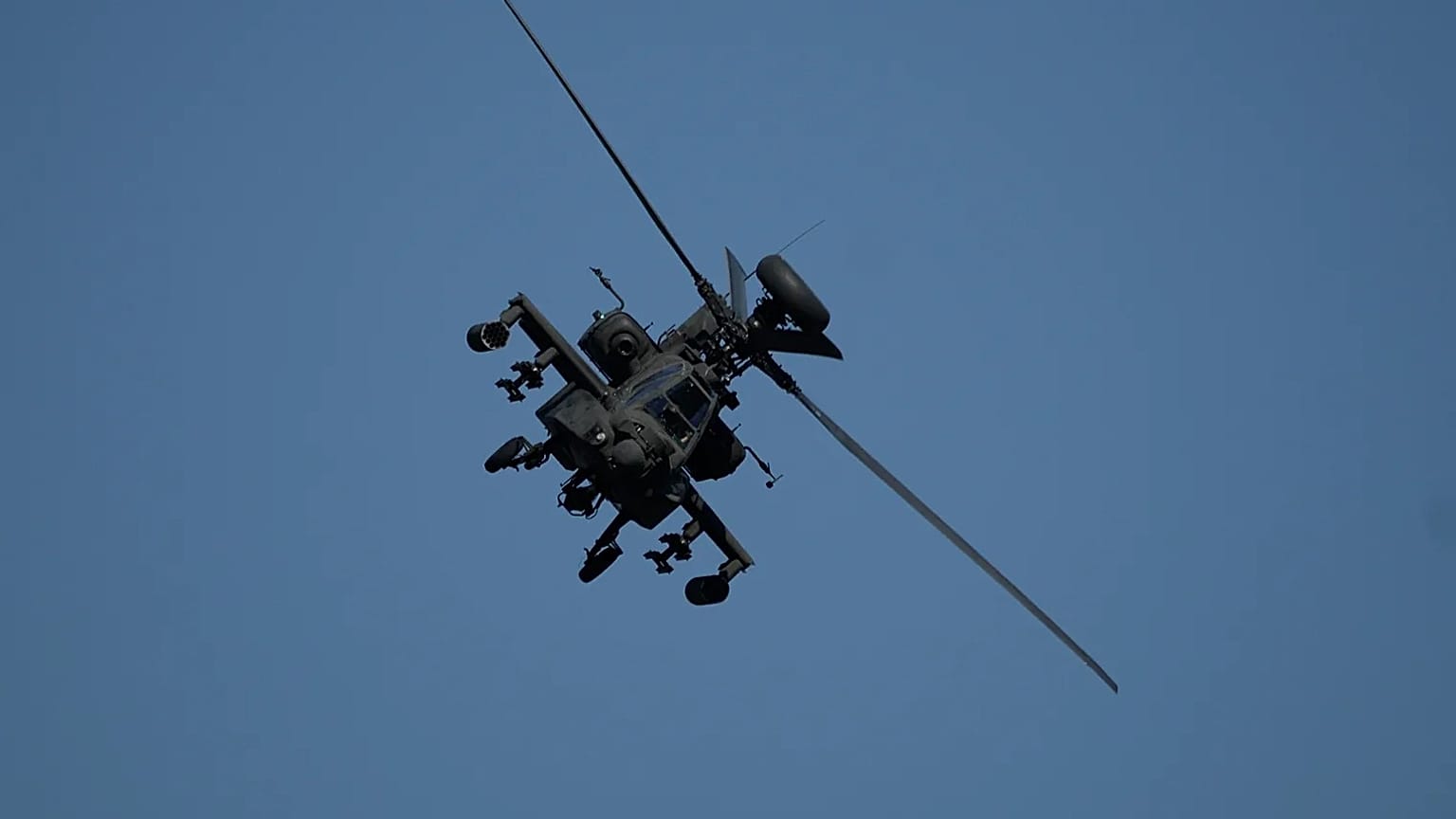 File photo of a US Apache helicopter