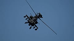 Archivfoto eines US-Kampfhubschraubers vom Typ Apache