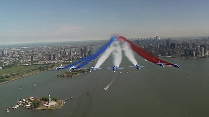 Exhibición de la Fuerza Aérea francesa celebra 250
