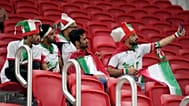 تماشاگران ایرانی در مسابقه‌ای با حضور تیم ملی