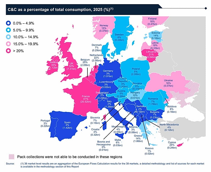 Il mercato delle sigarette illegali in Europa