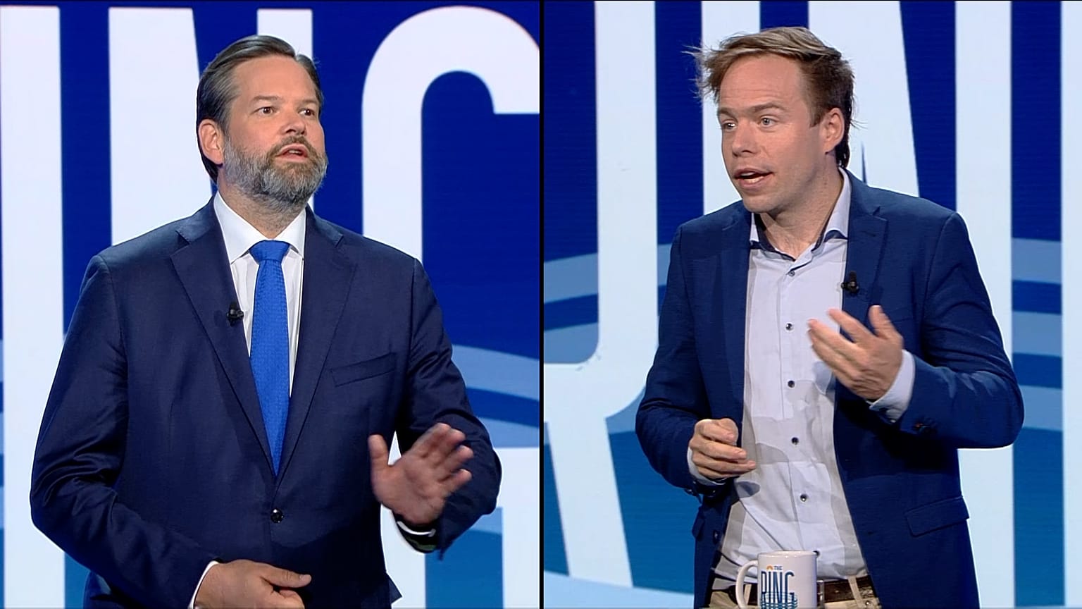 MEPs Lukas Mandl (European People's Party) and Rasmus Andresen (The Greens/EFA)