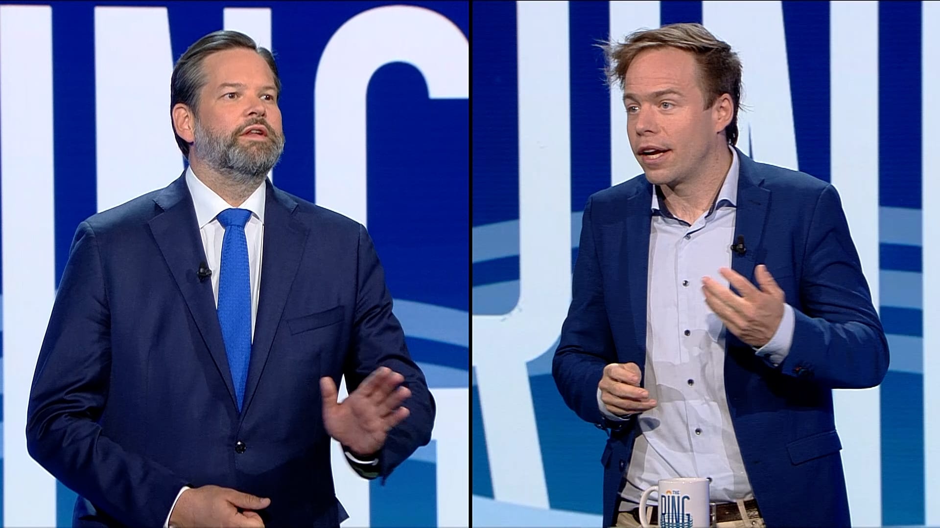 MEPs Lukas Mandl (European People's Party) and Rasmus Andresen (The Greens/EFA)