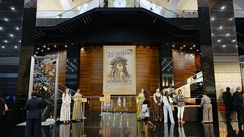 The opening of the "Leonardo da Vinci: Genius of the Renaissance" exhibition in Astana.
