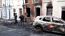 UK: Belfast violence leaves homes burnt and families displaced