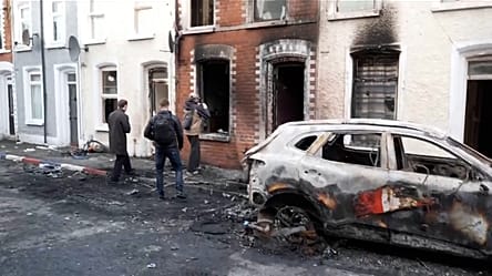 UK: Belfast violence leaves homes burnt and families displaced