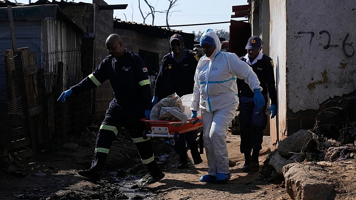Multiple attackers kill 12 people in late-night shooting in South Africa, police say