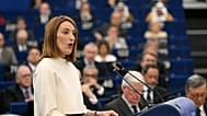 President of the European Parliament Roberta Metsola.