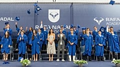 Ana Ivanovic y Rafa Nadal presidieron la graduación de la 10ª promoción de la Rafa Nadal Academy