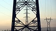 High voltage power lines are pictured outside Strasbourg, eastern France, Wednesday, Jan. 18, 2017. 