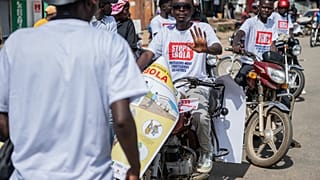 Young riders join Ebola awareness drive in eastern DRC