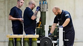 Symbolbild, Fertigung von Artillerie-Munition, Unterlüß, Deutschland, 27. August 2025