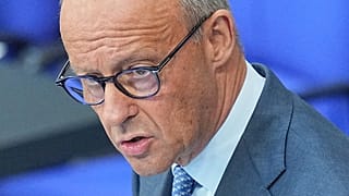 Bundeskanzler Friedrich Merz (CDU) bei seiner Regierungserklärung im Bundestag, 11. Juni 2026