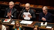 Ministro dell’interno Matteo Piantedosi in Parliamento