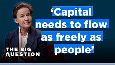 Verena Ross, présidente de l’Autorité européenne des marchés financiers (ESMA), est l’invitée de The Big Question