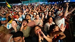 El público vitorea durante un concierto de cuenta regresiva previo al Mundial de Fútbol, ​​el miércoles 10 de junio de 2026, en Toronto.