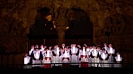Miembros del coro en la Sagrada Familia de Barcelona, 10 de junio de 2026