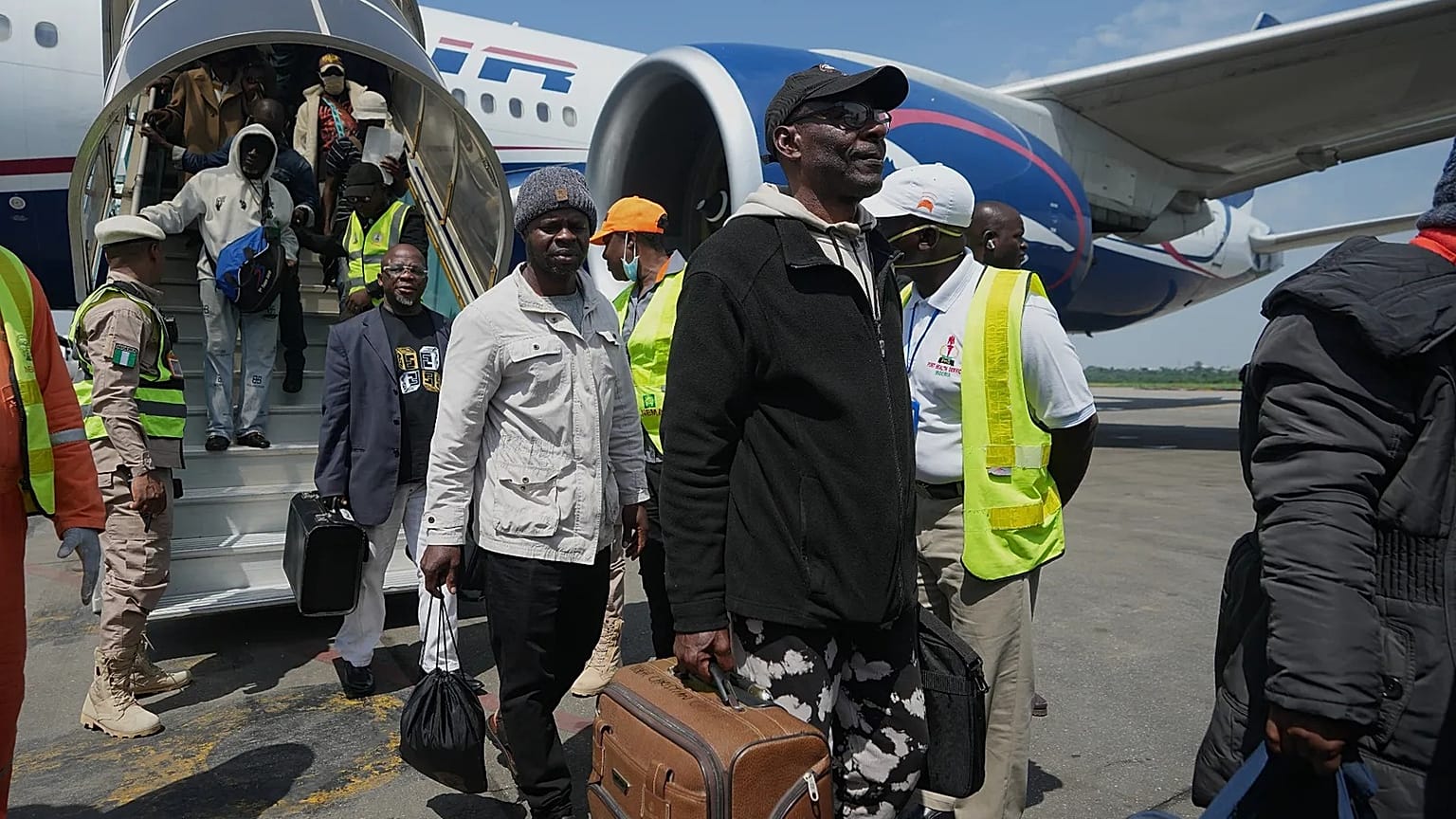 Nigerian nationals repatriated from South Africa arrive in Lagos, 11 June, 2026