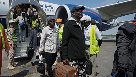 Nigerian nationals repatriated from South Africa arrive in Lagos, 11 June, 2026