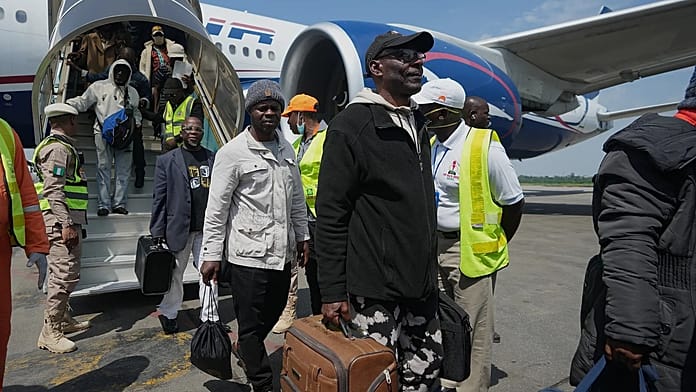 First group of Nigerians returns home after anti-immigration protests in South Africa