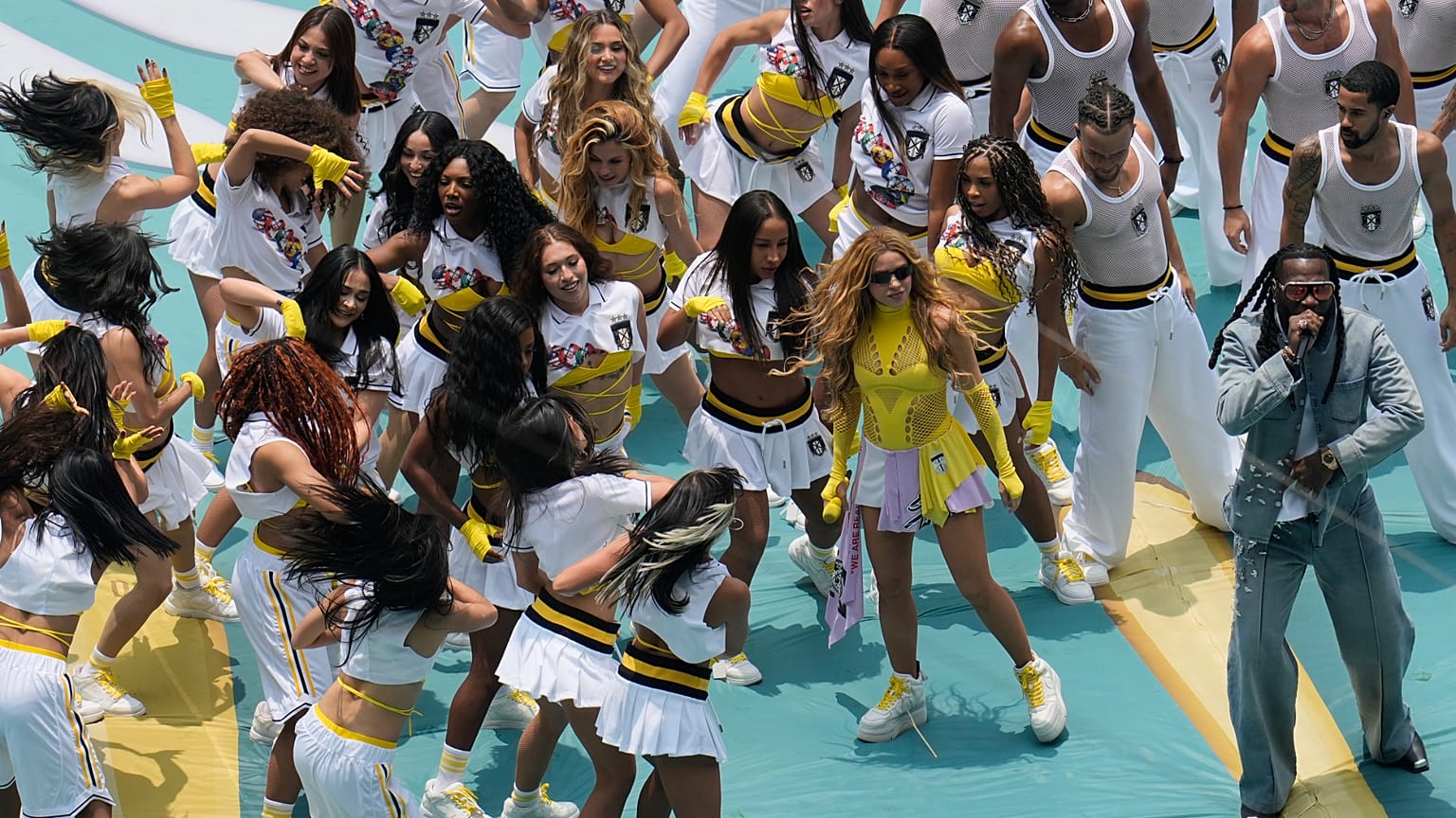 Shakira występuje podczas ceremonii otwarcia mundialu w Meksyku, w czwartek, 11 czerwca 2026 r. 