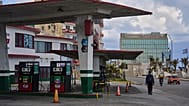 A man walks past a gas station that has run out of fuel in Havana, 7 February, 2026