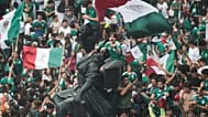 Fans in Mexiko-Stadt feiern den Auftaktsieg Mexikos bei der Fußball-WM gegen Südafrika.