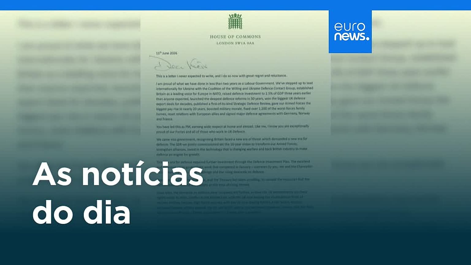 Notícias do dia | 12 de junho 2026 - Manhã