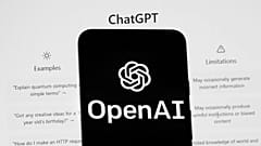 OpenAI logo.